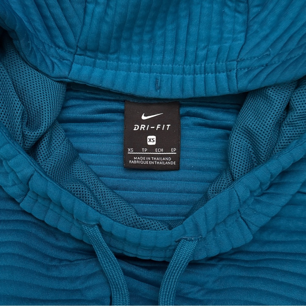 Nike Dri-Fit Crop Ribbed Hoodie - Picture 3 of 4